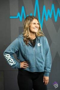 a woman posing for an apparel photo